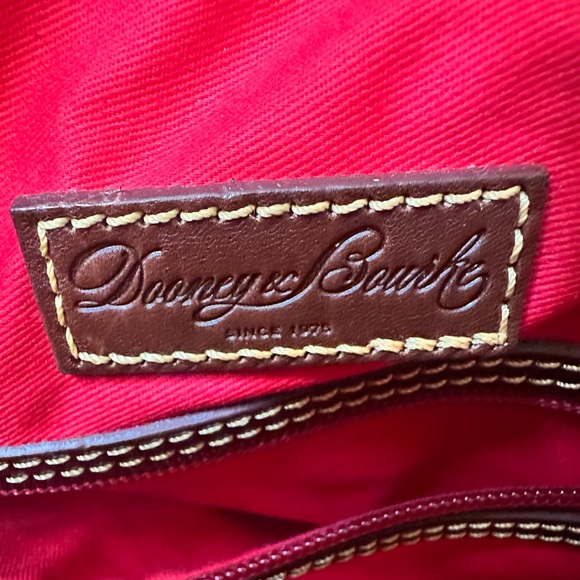 Dooney & Bourke Chestnut Leather Tote - Picture 4 of 7
